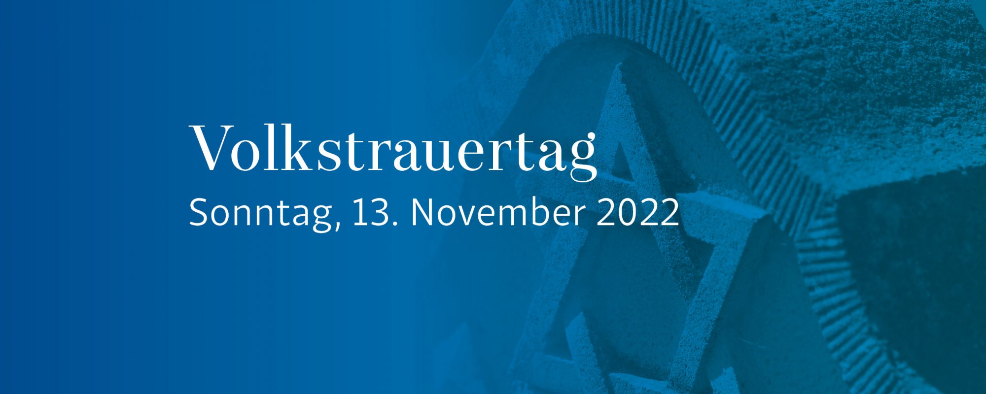 Volkstrauertag 2022 Würzburg