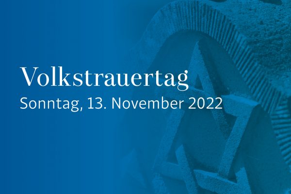 Volkstrauertag 2022 Würzburg